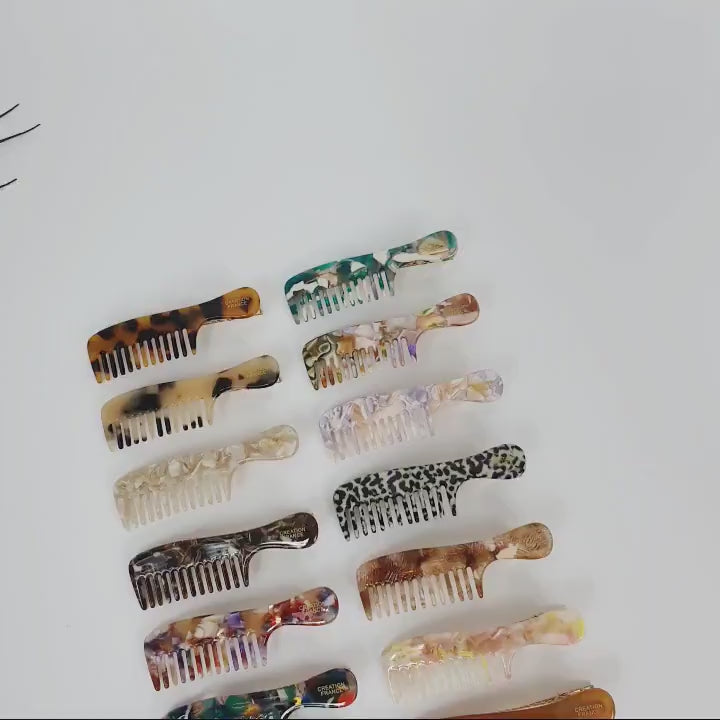 Comb Shape Mini Hair Clips / Tortoise Shell Small French Hair Pin / Hair Barrette for Woman / Hair Accessory for Woman