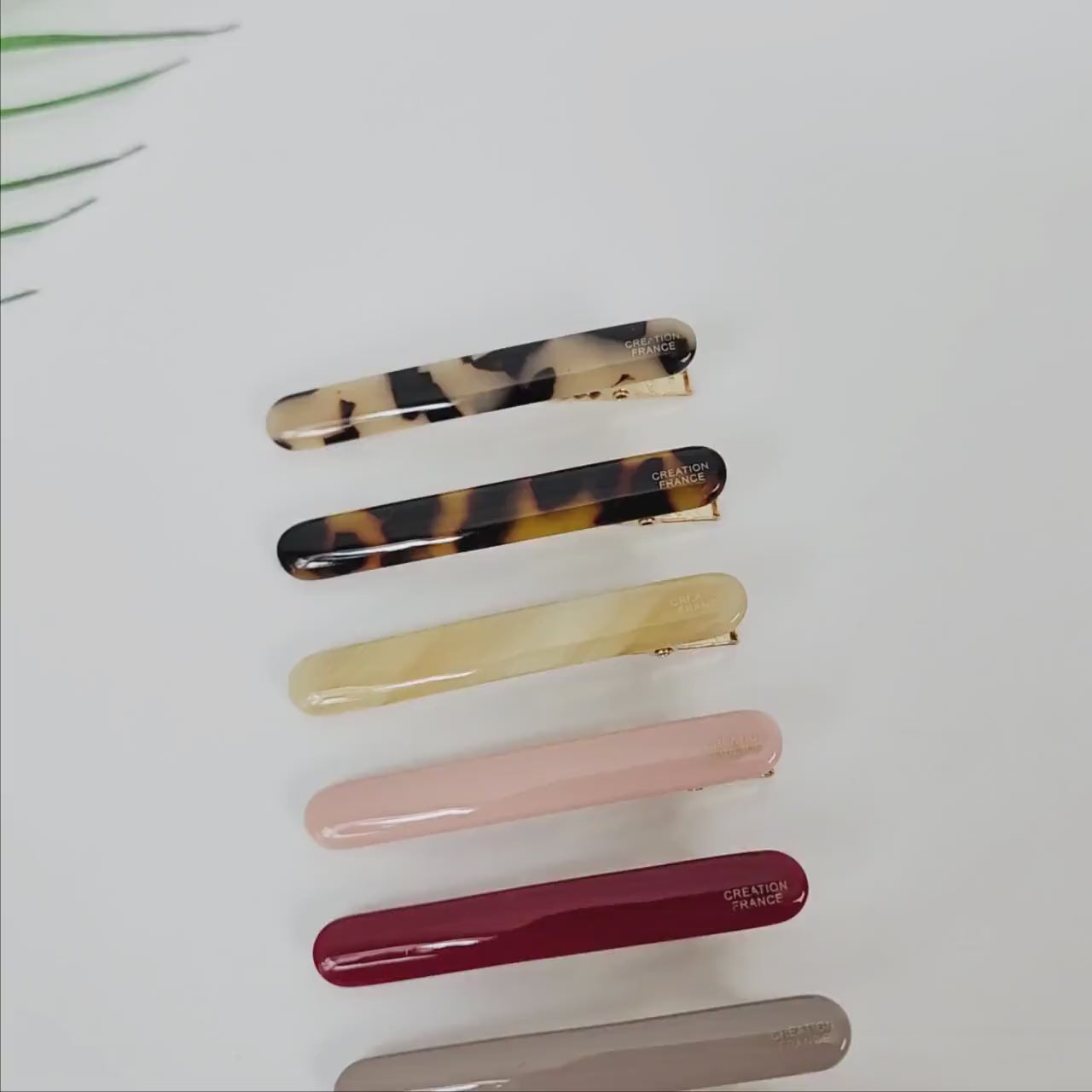 Pure Color Cute Stick Small Hair Claw Clip (2.4 Inch) / Simple French Hair Pin / Alligator Hair Clip for Woman / French Barrette for Girls