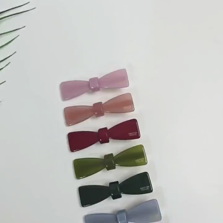 Cute Mini Hair Claw Clip for Girls (2.4 Inch) / Vivid Color French Pin / Alligator Hair Clip for Woman