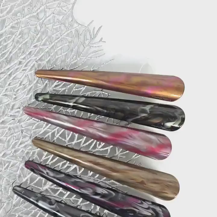 Tint Large Long Clip Hair Claw Clip / Tortoise Shell Frech Pin / Alligator Hair Clip for Woman