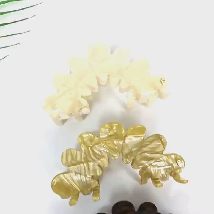 Art Big Crown Hair Claw Clip for Updo (4.1 Inch) / Elegance French Hair Pin / Hair Barrette for Woman